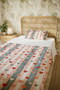 100% Cotton Heart Rain Patterned Single Pique Set - 5