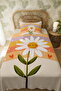 100% Cotton Cute Daisy Patterned Single Pique Set - 3