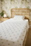 100% Cotton Delicate Hearts Patterned Single Pique Set - 5