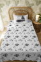 100% Cotton Foggy Mountains Patterned Single Pike Set - 3