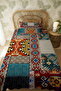 100% Cotton Retro Vintage Patterned Single Pike Set - 3