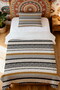 100% Cotton Colorful Ikat Patterned Single Pike Set - 2