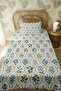 100% Cotton Sultan Flowers Patterned Single Pike Set - 3