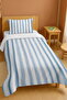 100% Cotton Water Stripes Patterned Single Pique Set