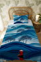 100% Cotton Silent Waves Patterned Single Pique Set - 3