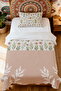 100% Cotton Rustic Spring Patterned Single Pike Set - 2