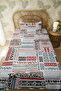100% Cotton Ethnic Anatolian Patterned Single Pike Set - 3