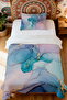 100% Cotton Opal Gold Mixed Patterned Single Pique Set - 2