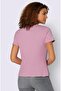 Creatiol L V-Neck Buttoned Corded Fabric Viscose Tshirt - 3
