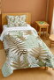 100% Cotton Whisper of the Fern Patterned Single Pique Set