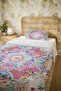 100% Cotton Winter Garden Mandala Patterned Single Bedspread Set - 5