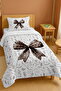 100% Cotton Rustic Cute Bow Patterned Single Pique Set