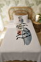 100% Cotton Bohemian Geometric Branch Patterned Single Pike Set - 3