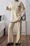 Women's Collar Line Detailed Loose Fit Knitwear Two-Piece Set” - 3