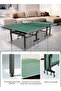 Foldable Table Tennis Table with Wheels, 200kg Load Capacity - 5