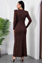 Degaje Collar Long Sleeve Stone Dress 2025-4383 - 7