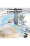 100-Speed Turbo Desk Fan with Digital Display Quiet 4000mAh Rechargeable Portable Wireless - 7