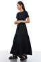 Women's Elastic Waist Midi Skirt - 4