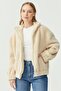 Women's Faux Fur Coat - 4