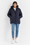 Women's Hooded Puffer Coat - 4