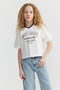 Girl's Collar Detailed Printed T-Shirt - 2