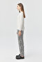 Women's V-Neck Long Sleeve Pajama Set - 3