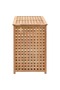Laundry Bin 87.5x46x67 cm Solid Walnut Wood - 4