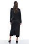 Women's Back Slit Midi Length Skirt - 5