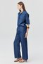 Women's Jeans with Pockets and Elastic Waist - 3