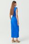 Women's Waist Lace Detail Zero Sleeve Dress - 5