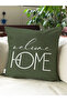 Home Pattern Velvet Cushion Cover 43X43 cm Double Sided Printed Zippers - 3