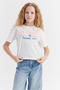 Girl's Embossed Print Detailed T-Shirt - 2