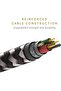 Type-C Belt Cable USB-C to USB-C 4ft (Zebra) - 6