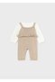 Baby Girl Knitwear 3-Piece Set Beige - 2
