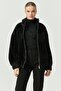 Women's Faux Fur Coat - 3