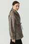 Women's Zebra Patterned Coat - 4