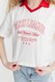 Girl's Collar Detailed Printed T-Shirt - 8