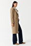 Women's Double-Breasted Closure Trench Coat - 2