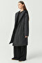 Women's Hooded Long Coat - 3