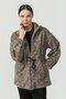 Women's Zebra Patterned Coat