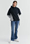 Women's Detailed Hooded Sweat Top - 5