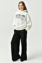 Women's Written Hooded Sweat Top - 7