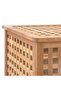 Laundry Bin 87.5x46x67 cm Solid Walnut Wood - 6