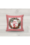 Wreath Pattern Velvet Cushion Cover 43X43 cm Double Sided Printed Zippers - 6