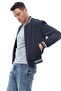 Men's Patchwork Bomber Jacket - 4