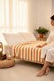 Ces Store Double Size 100% Cotton Handwoven Pique, Natural Texture, Multi-Purpose Pique, Bedspread200240 - 5