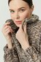 Women's Zebra Patterned Coat - 6