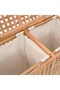 Laundry Bin 87.5x46x67 cm Solid Walnut Wood - 5