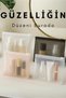 10 Pieces Transparent Frosted Zippered Makeup Bag – Cosmetic Organizer - Travel Type - 6