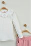 Pink Knitted Patterned Sweater Three-Piece Girls' Set - 7